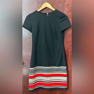 🎊2 for $20🎊 Calvin Klein Black Dress with Striped Skirt